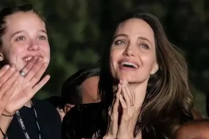 Angelina Jolie e Shiloh Jolie-Pitt curtem show de Maneskin em Roma