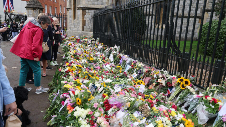 Rainha Elizabeth, o que será das flores armazenadas nos parques?