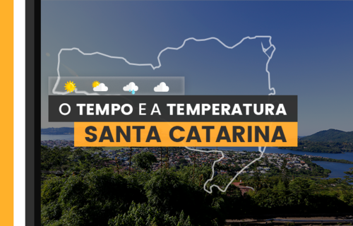 PREVISÃO DO TEMPO: nesta quarta-feira (17) há previsão de chuva em Santa Catarina