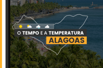PREVISÃO DO TEMPO: quarta-feira (17) com alerta para acumulado de chuva em Alagoas