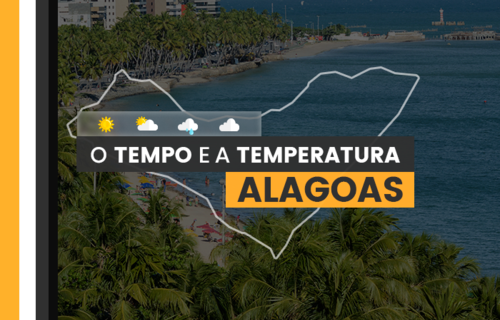 PREVISÃO DO TEMPO: quarta-feira (17) com alerta para acumulado de chuva em Alagoas