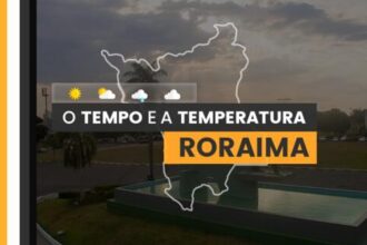 PREVISÃO DO TEMPO: quarta-feira (17) com alerta para chuvas em Roraima