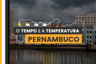 PREVISÃO DO TEMPO: quarta-feira (17) com alerta para vendaval em Pernambuco