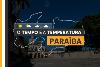PREVISÃO DO TEMPO: quarta-feira (17) com alerta para vendaval na Paraíba