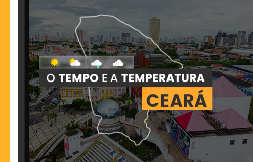 PREVISÃO DO TEMPO: quarta-feira (17) com alerta para vendaval no Ceará