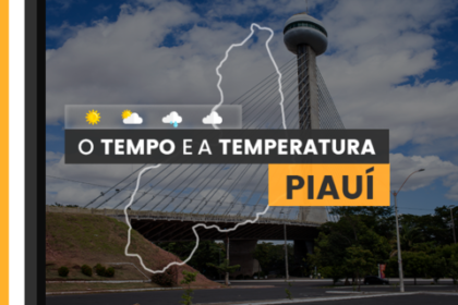 PREVISÃO DO TEMPO: sexta-feira (19) com muitas nuvens no norte do Piauí