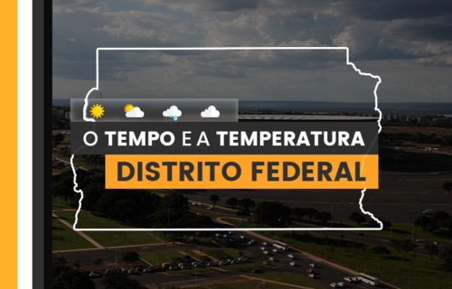 PREVISÃO DO TEMPO: quarta-feira (31) com alerta para baixa umidade no Distrito Federal