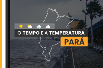 PREVISÃO DO TEMPO: quarta-feira (31) com alerta para baixa umidade no Pará