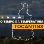 PREVISÃO DO TEMPO: quarta-feira (31) com alerta para baixa umidade no Tocantins