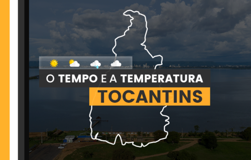 PREVISÃO DO TEMPO: quarta-feira (31) com alerta para baixa umidade no Tocantins