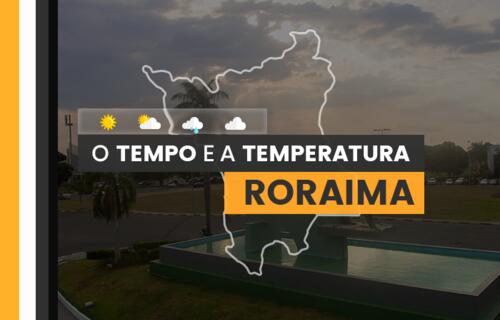 PREVISÃO DO TEMPO: quarta-feira (31) com alerta para chuvas em Roraima