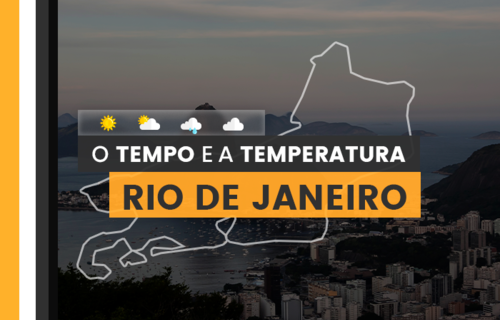 PREVISÃO DO TEMPO: quarta-feira (31) com alerta para queda de temperaturas e acumulado de chuva no Rio de Janeiro