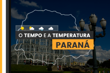 PREVISÃO DO TEMPO: quinta-feira (1°) tem chuvas na Metropolitana de Curitiba