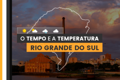 PREVISÃO DO TEMPO: quinta-feira (1°) tem variação de nuvens no Rio Grande do Sul