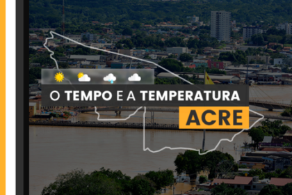 PREVISÃO DO TEMPO: sexta-feira (26) com alerta para baixa umidade no Acre