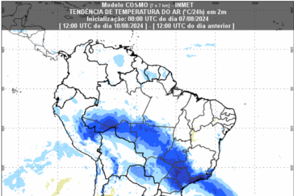 Frente fria provoca alertas à saúde no Brasil