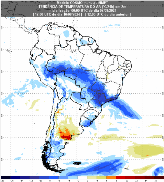 Frente fria provoca alertas à saúde no Brasil