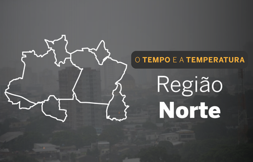 PREVISÃO DO TEMPO: domingo (11) com chuvas fortes em regiões do Norte