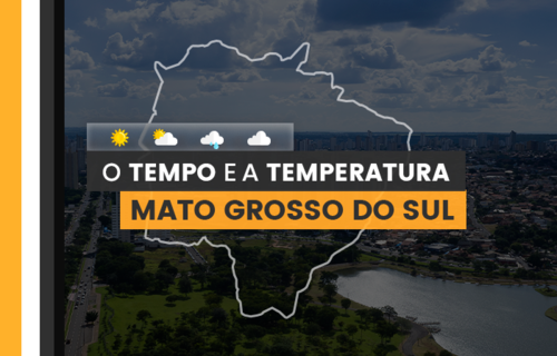 PREVISÃO DO TEMPO: quarta-feira (14) com alerta para baixa umidade no Mato Grosso do Sul