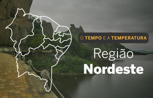 PREVISÃO DO TEMPO: segunda-feira (12) com chuvas brandas em regiões no Nordeste