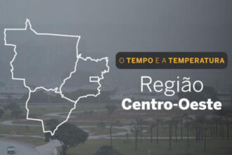 PREVISÃO DO TEMPO: segunda-feira (5) de céu claro em quase toda a região Centro-Oeste