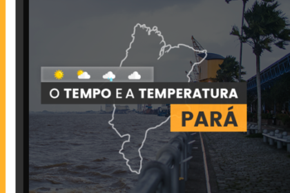 PREVISÃO DO TEMPO: sexta-feira (9) com alerta para baixa umidade no Pará