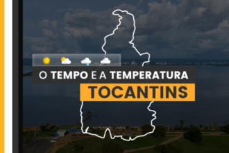 PREVISÃO DO TEMPO: quarta-feira (28) com alerta para baixa umidade e ventos costeiros no Tocantins