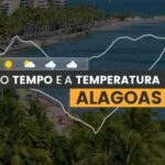 PREVISÃO DO TEMPO: quinta-feira (22) com possibilidade de chuva em Alagoas