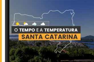 PREVISÃO DO TEMPO: terça-feira (20) com alerta de onda de calor em Santa Catarina