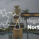 PREVISÃO DO TEMPO: Norte terá chuva em quase todos os estados, nesta segunda-feira (16)