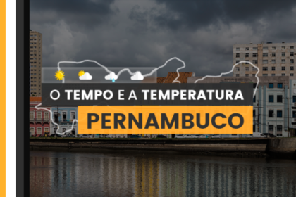 PREVISÃO DO TEMPO: quinta-feira (5) com variação de nuvens em Pernambuco