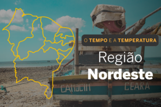PREVISÃO DO TEMPO: sábado (7) com alerta para vendaval e ventos costeiros no Nordeste
