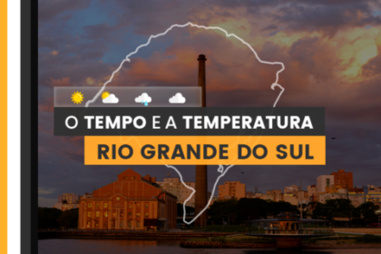 PREVISÃO DO TEMPO: terça-feira (17) com possibilidade de geadas no Rio Grande do Sul