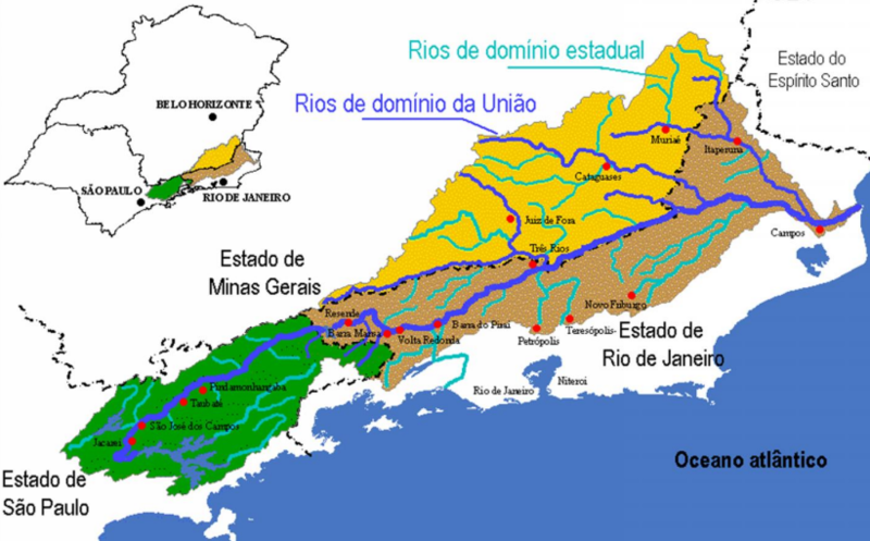 Bacia Hidrográfica do Paraíba do Sul: prazo para pagamento da taxa de uso da água de domínio da União vence em 30 de abril