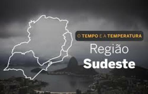 PREVISÃO DO TEMPO: domingo (29) deve chover em partes do Sudeste