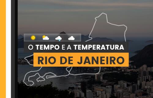 PREVISÃO DO TEMPO: terça-feira (17) com chuvas no Rio de Janeiro