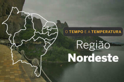 PREVISÃO DO TEMPO: tempo chuvoso continua em áreas do Nordeste, nesta segunda-feira (3)
