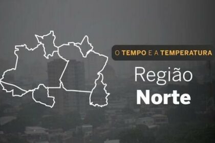 PREVISÃO DO TEMPO: Norte terá chuvas intensas, nesta quinta-feira (10)