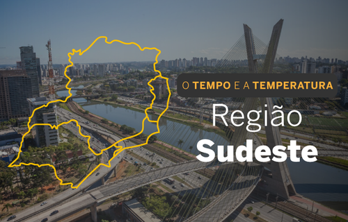 Sudeste: sol e calor predominam