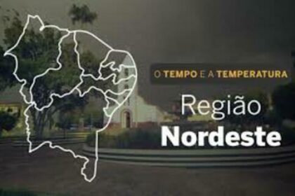PREVISÃO DO TEMPO: Nordeste deve registrar chuva em boa parte da região, nesta quarta-feira (5)