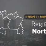 PREVISÃO DO TEMPO: Norte com alerta para chuvas intensas neste domingo
