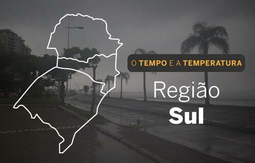 Sul: RS tem alerta de perigo para chuvas intensas