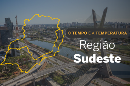 PREVISÃO DO TEMPO: Sudeste terá sexta-feira (11) de chuva isolada em boa parte da região