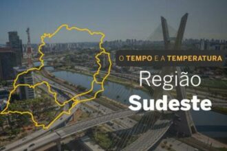 PREVISÃO DO TEMPO: segunda-feira (27) com pancadas de chuva em áreas do Sudeste
