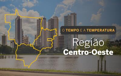 PREVISÃO DO TEMPO: Alerta de chuvas intensas em áreas do Centro-Oeste nesta quinta-feira (19)