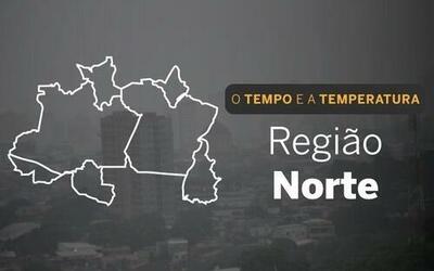 PREVISÃO DO TEMPO: Norte será chuvoso, nesta quinta-feira (3)