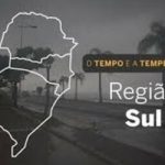 PREVISÃO DO TEMPO: Região Sul tem possibilidade de chuvas isoladas nesta terça (22)