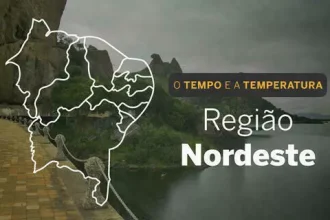 PREVISÃO DO TEMPO: domingo (1) chuvoso no Nordeste