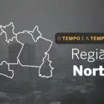 PREVISÃO DO TEMPO: domingo (1) chuvoso no Norte