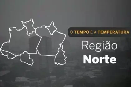 PREVISÃO DO TEMPO: domingo (1) chuvoso no Norte